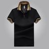 Summer Men's Cotton Polo Shirts Short Sleeve T-shirt Breathable Absorb Sweat Solid Color Lapel Business Casual Top