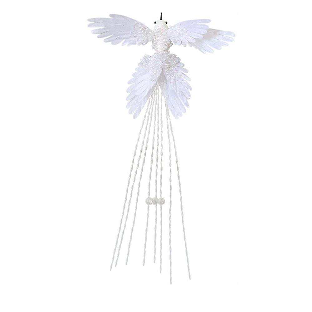 39cm Artificial Hummingbird Decoration Glitter Realistic Bird Hanging Pendant Handmade Beautiful Xmas Tree Ornamentst