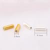 Gold Brooch Pins Stopper Metal Jewelry DIY Accessories Rubber Hat Pin  For Women