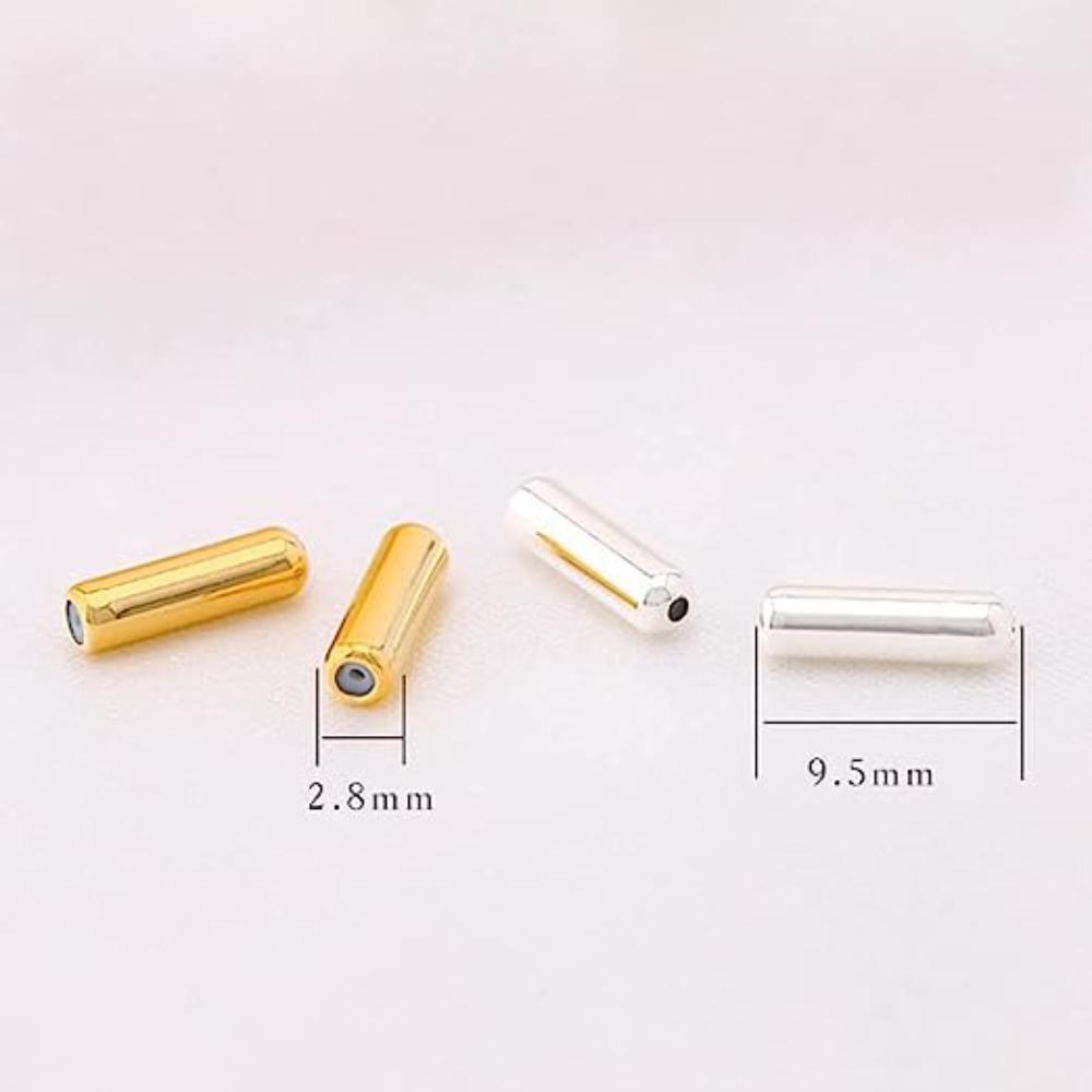 Gold Brooch Pins Stopper Metal Jewelry DIY Accessories Rubber Hat Pin For Women