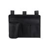 Black Storage Hanging Bag Multi-Pocket Bedside Storage Bag Durable Bed Rails Storage Bag