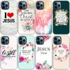 Bible Jesus Christ Christian Case For Apple iPhone 14 13 12 Mini 11 Pro Max 7 8 XR X XS 7 8 Plus SE 2020 2022 Black Cover