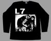 L7 band babes in toyland 7 year bitch hole new black shortlong sleeve tshirt