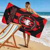 Custom Eintracht Frankfurt Print Beach Towel, Large Soft Quick Dry Towel for Beach Camping Swimming