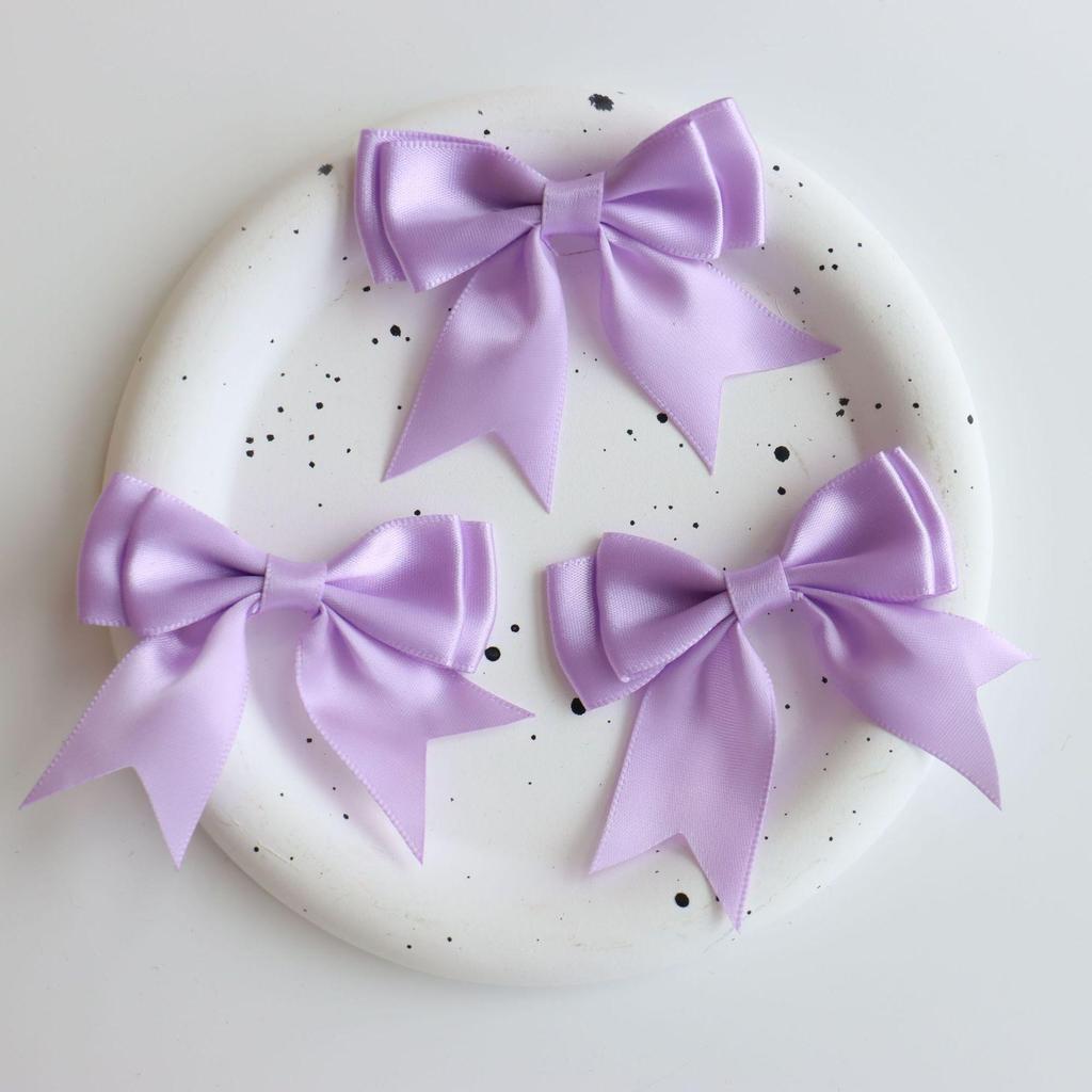 Double-Layer 8-Minute Polyester Swallowtail Ribbon Waist Bow and Headdress Accessory