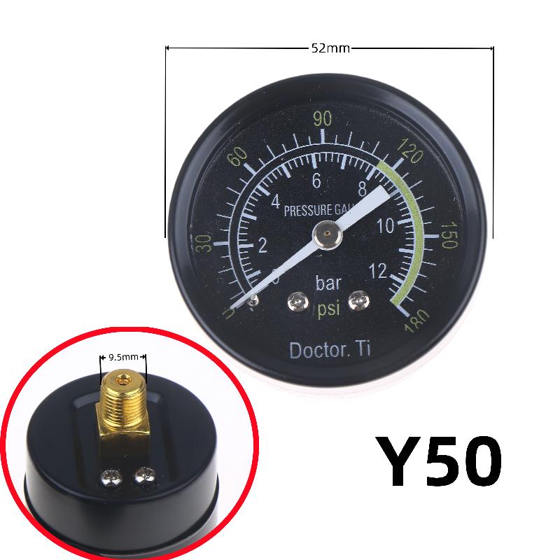 New Sale 1Pcs 0-25Bar 0-10Bar 0-12Bar Hydraulic Fluid Measuring Instrument Air Compressor Pressure Gauge DIY Accessories