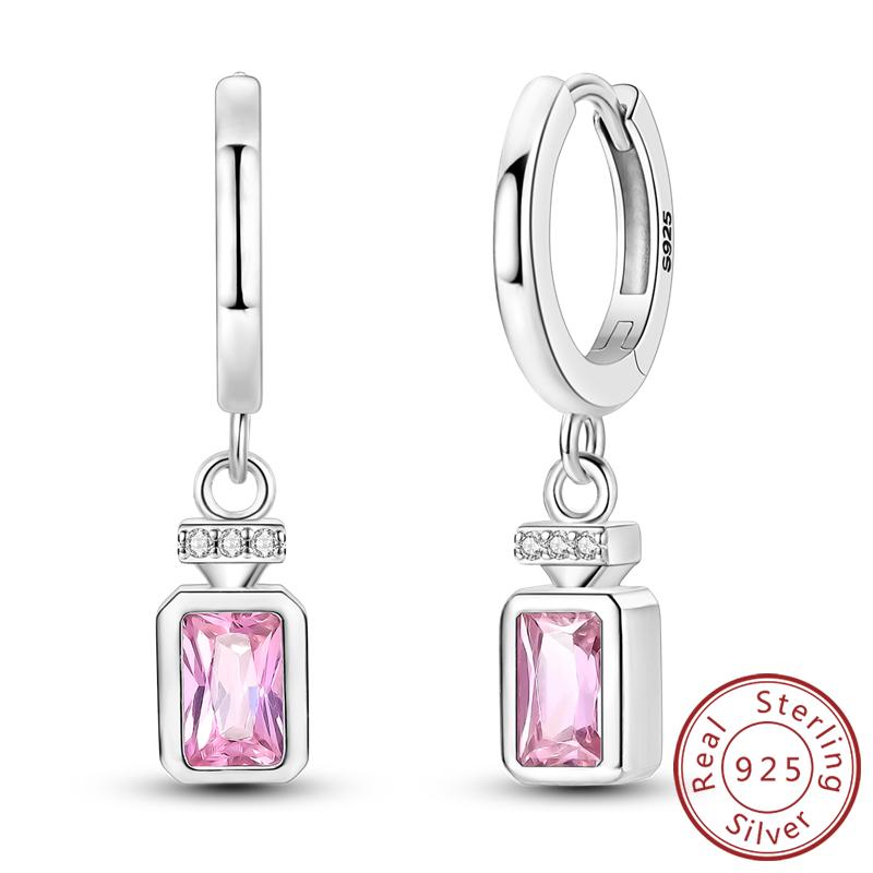 925 Sterling Silver Earrings Starry Pearl Devil Eye Simple Drop Stud Hoop Earrings for Women Girl Fashion Jewery Accessories