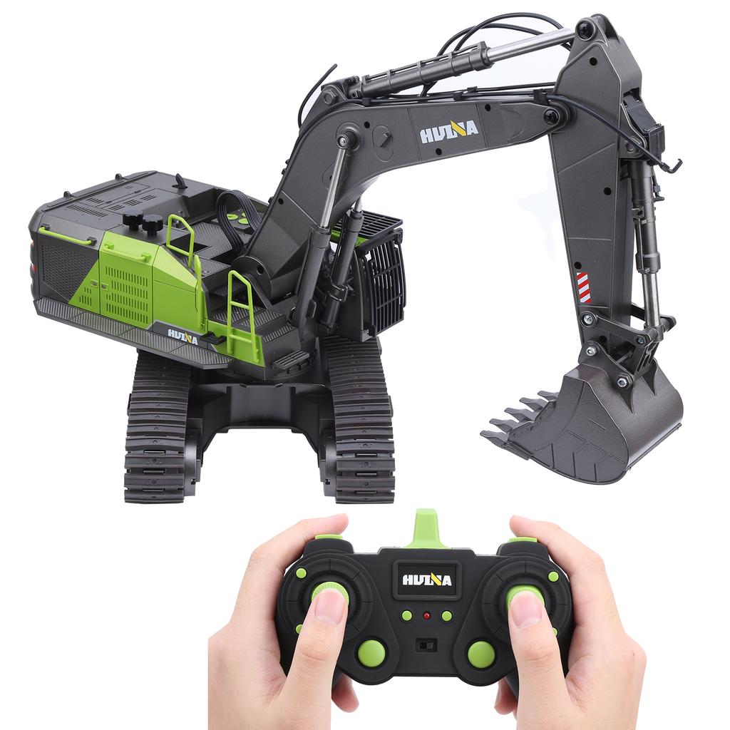 1:14 RC Engineering Van 22‑Channel Remote Control Simulated Excavator Metal Toy Model Car