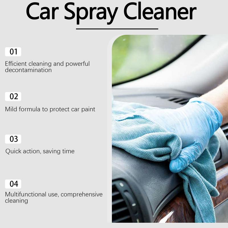 Очиститель салона автомобиля 100 мл жидкий мягкий очиститель-спрей для автомобиля многофункциональный мощный без запаха чистящий спрей для дверной панели
