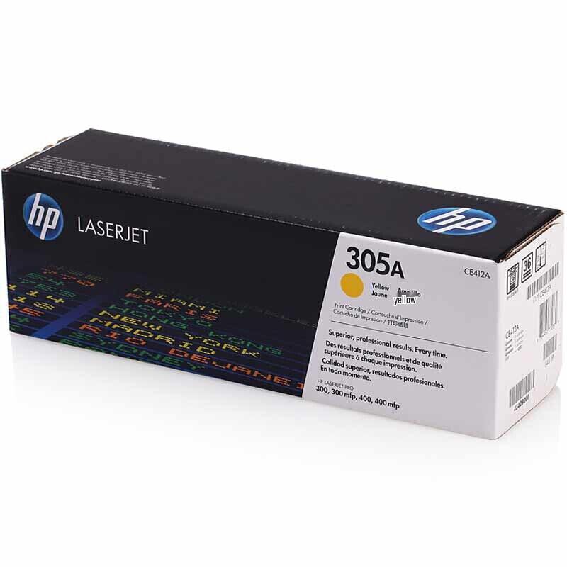 HP CE412A 305A Yellow Original Toner Cartridge