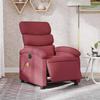 VidaXL Electric Reclining Massage Armchair Bordeaux Red Fabric 3203969