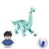 Jurassic Dinosaurs Building Blocks Indominus Rex DIY Figures Bricks With Escape Gyrosphere Indominus I-Rex Assemble Kids Toy