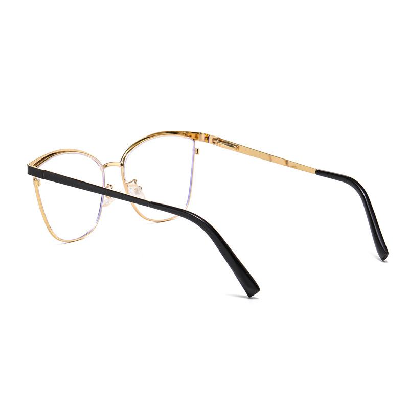 95783 Металлические брови, модные, анти-голубые, плоское зеркало, новая оправа для очков Spice Girl Ins Wind Street