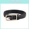 Simple Pu Leather Waist Belt With Metal Fastener For Jeans And Dresses For Women