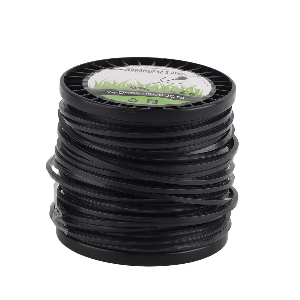 3.3mm String Trimmer Line High Cutting Efficiency Low Noise Quadrate Black Trimmer Line for Most