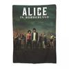 Alice In Borderland  Chishiya Blanket Soft Warm Flannel Throw Blanket Cover for Bed Living room Picnic Travel Home Couch