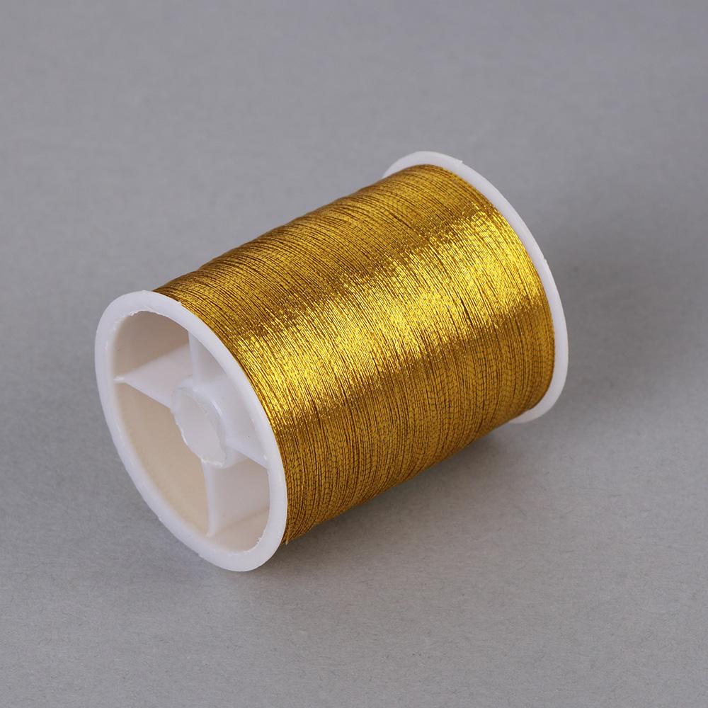 100 metres Hand Handmade DIY Sewing Machine Cross Stitch gold wire Embroidery Thread