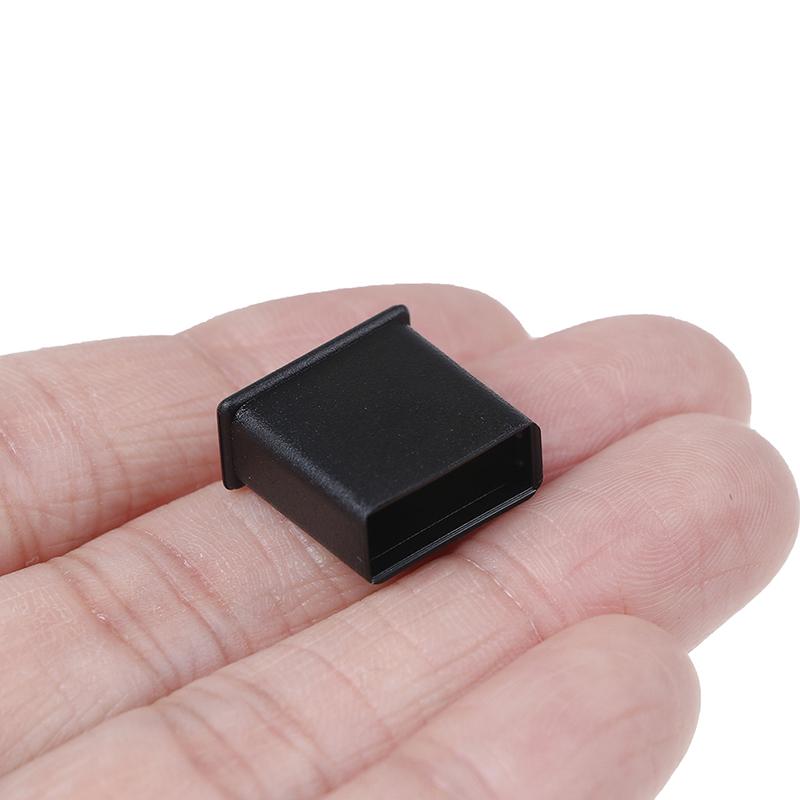 10Pcs Plastic Usb Male Anti-Dust Plug Stopper Cap Cover Protector Lids