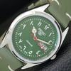 ВОССТАНОВЛЕННЫЕ МУЖСКИЕ ЧАСЫ SEIKO 5 AUTOMATIC 6309A ВИНТАЖНЫЕ ЯПОНСКИЕ ЗЕЛЕНЫЕ a441263-4