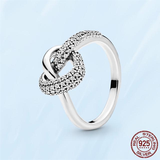 Женские кольца из стерлингового серебра 925 пробы, модное кольцо со сверкающими и полированными линиями, кольцо на палец для женщин, свадебное обручальное ювелирное изделие, подарок