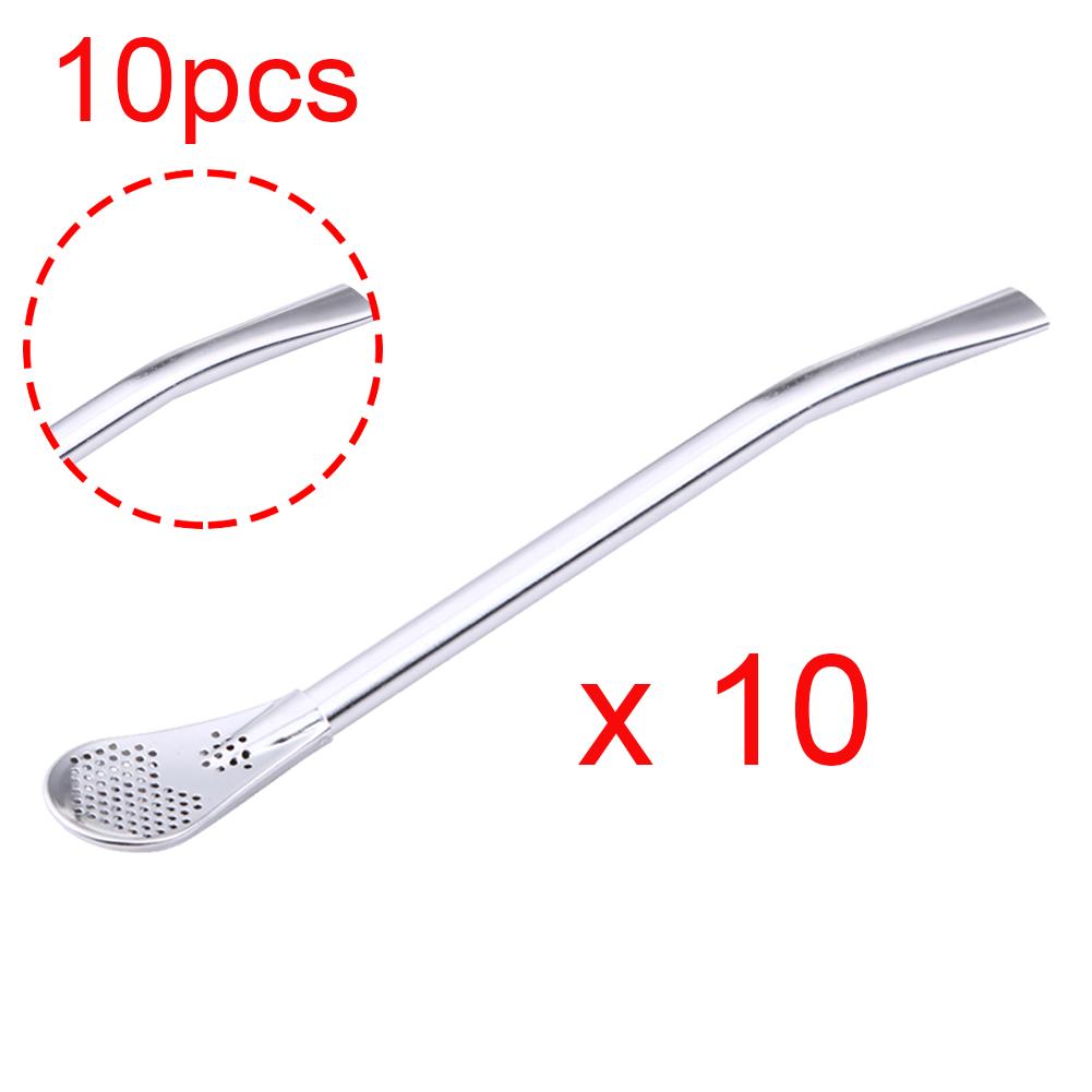 Stainless Steel Drinking Straw Tea Filter Handmade Yerba Mate Tea Strainer Gourd Washable Drinking Straws Tea Tool
