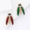 Fashion Versatile Alloy Enamel Ladybug Brooch Personality Creative Men'S And Women'S Suit Cardigan Corsage Ornament Pin