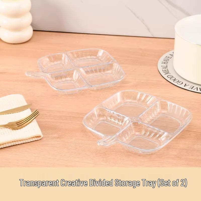 Многофункциональная тарелка с отделениями для гарниров, хот-пота и приправ