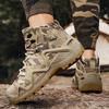 New Large Size 46 Martin Boots Men's Shoes High Top Hiking Shoes Non-slip Heightening Camouflage Outdoor Training Tactical Shoes