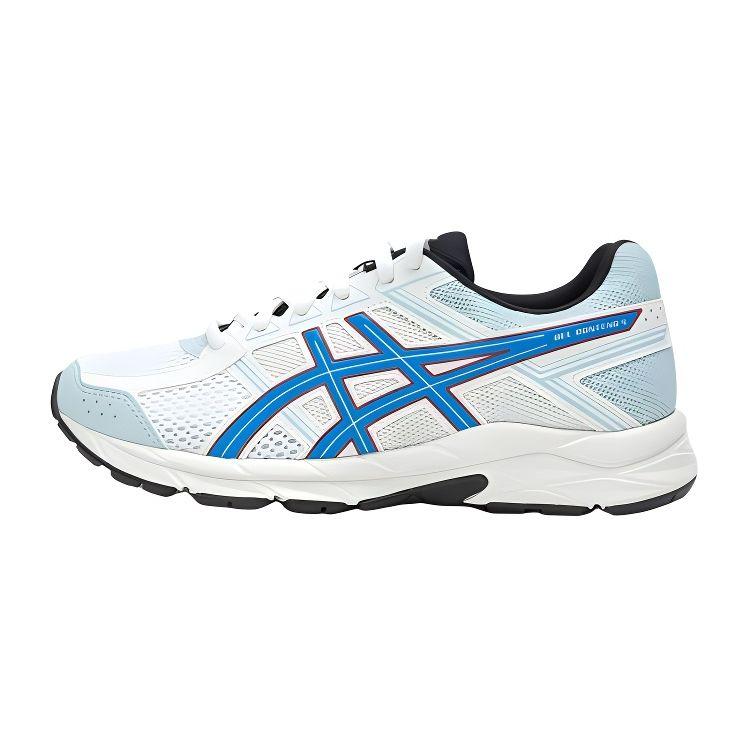 Asics Gel-Contend 4 Lightweight Breathable Supportive Running Shoes Kids Sneakers White Blue 1014A322-106