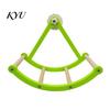Durable Bird Playstand Parrot Pirate Ship Swing Toy, Climbing Ladders Perch Cage Stand Interactive Rocking Enrichment Toy for Parakeets, Cockatiels,