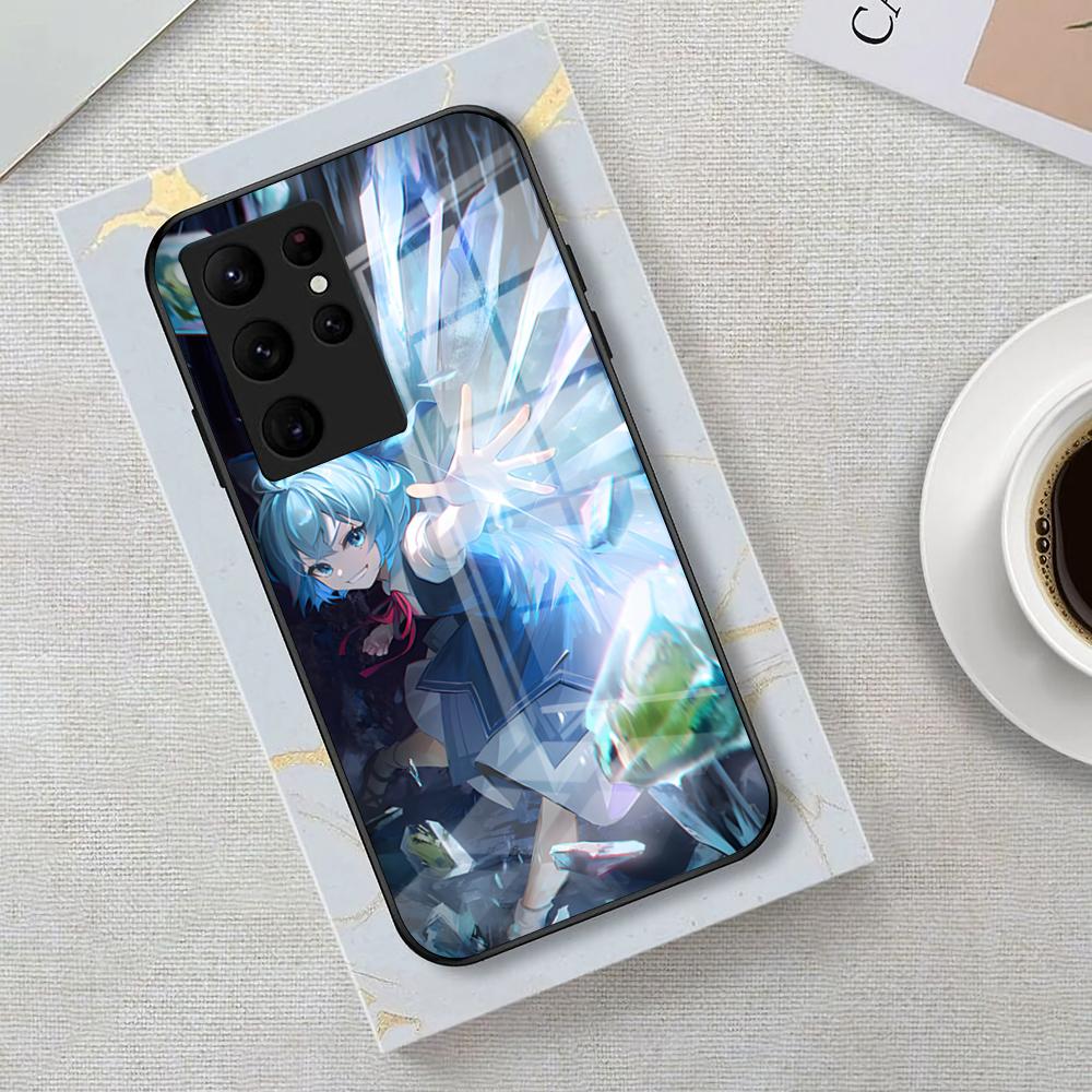 Game Touhou Project Phone Case For Samsung S26 S25 Edge Ultra 23 22 21 20 Ultra Plus S24 Fe Glass Cover