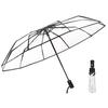 Vinyl Transparent Folding For Both Sunny and Rainy Large Folding Automatic Super Water 10 Wind Strong Wind Protection Umbrella, Umbrella, Umbrella,