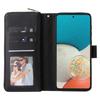 For Samsung Galaxy A53 5G Case Card Slots Zipper Wallet Leather Phone Cover