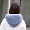 Women's Winter Faux Fur Hat Thick Warm Plush Ear-Protector Riding Cap Solid Color with Scarf Buckle