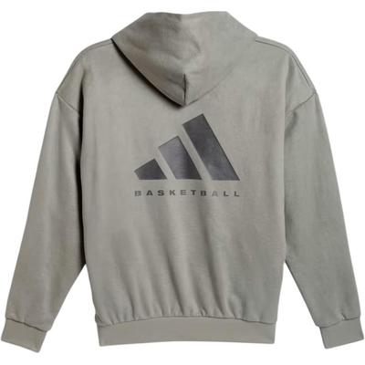 adidas Коллекция 2024 года Глава 01 Баскетбольная толстовка с капюшоном Пуловер Толстовка унисекс Топы Sesame IN7707