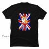 Queen 2022 Union Jack 70th Platinum Jubilee Tshirt Queen Elizabeth II Classic Tops Kawaii Corgi Dog Graphic Tops Unisex Shirt
