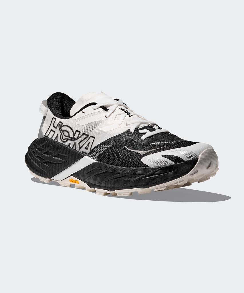 Hoka (MenS) Speed Goat 7 Wide - Black:White / 1171930-Bwht