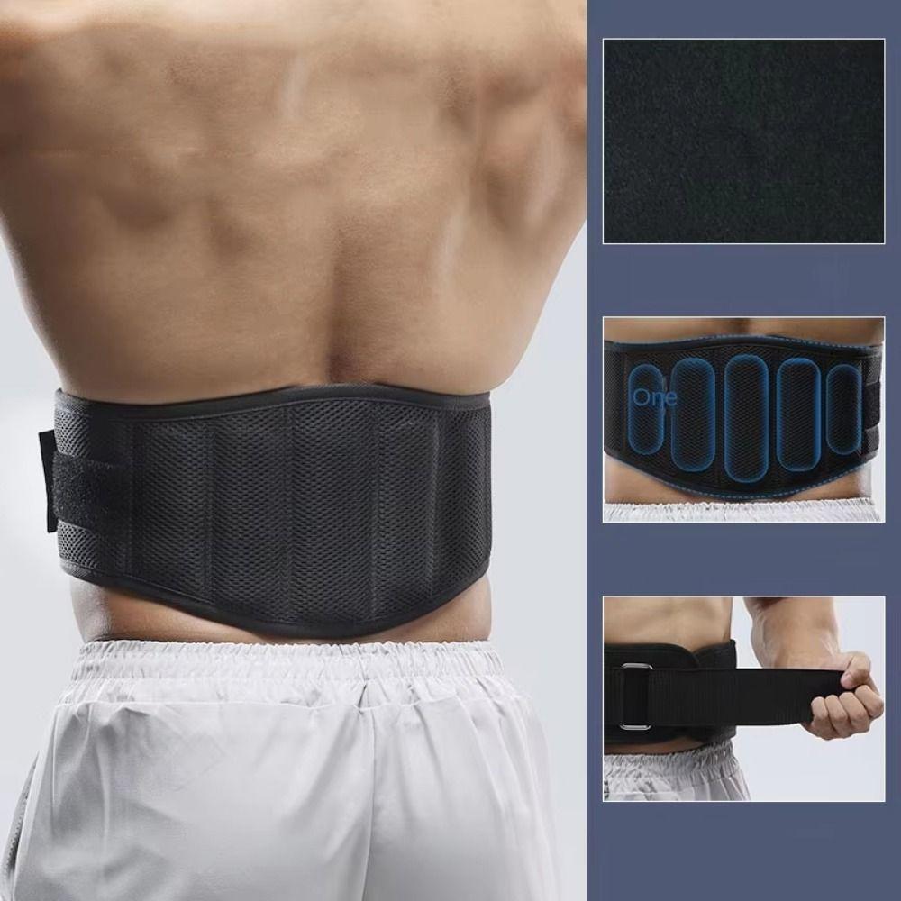 Thicken Sports Compression Waistband Professional Fitness Lumbar Support  Male