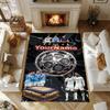 Manchester City Customize your name rug, office chair cushion, home bedroom living room gift.