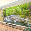 Modern 3d Wallpaper Waterfall Forest Nature Scenery Wall Mural Living Room Tv Sofa Wall Papers Decor