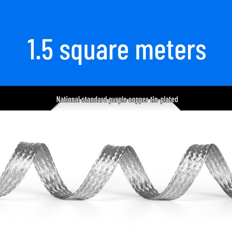 Purple Tinned Braided Copper Strip: Grounding and Connection Wire (6/10/25/35 Sq Mm)