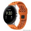 Дышащий спортивный силиконовый ремешок для Google Pixel Watch 4 3 45мм 41мм, сменный мягкий браслет для Pixel 2 1 41мм умных часов