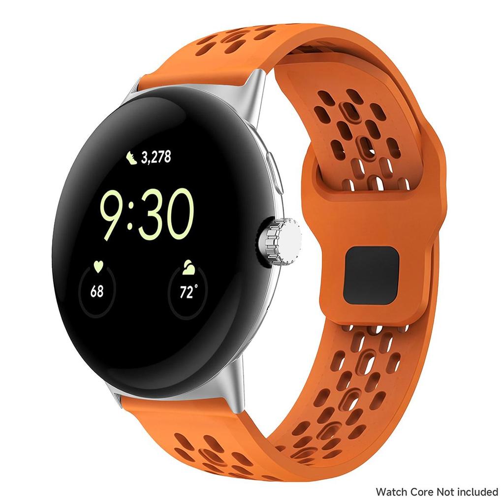 Дышащий спортивный силиконовый ремешок для Google Pixel Watch 4 3 45мм 41мм, сменный мягкий браслет для Pixel 2 1 41мм умных часов