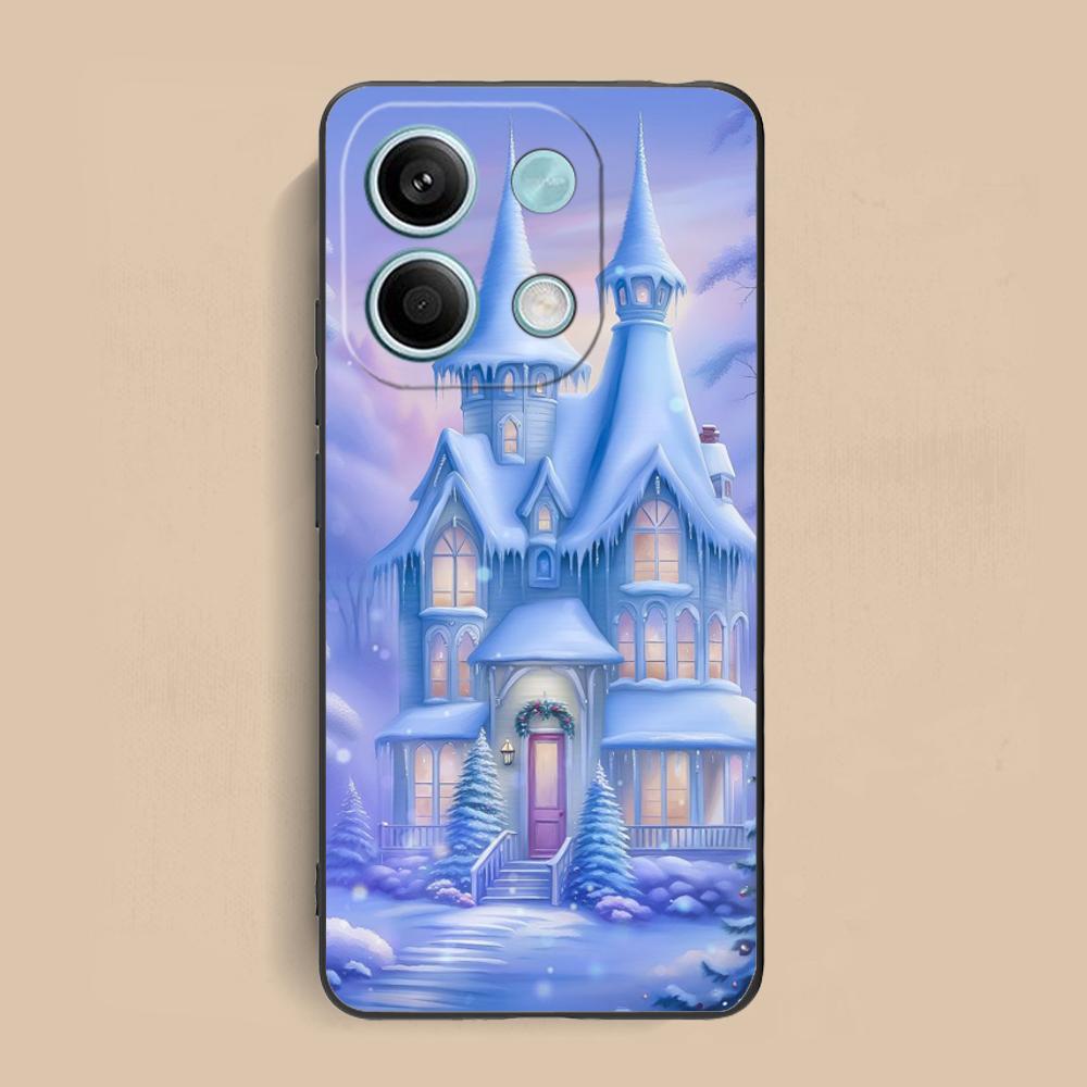 Чехол для мобильного телефона "Конфетный замок" для Xiaomi Redmi 15 14 13 12 A5 3 2 1 C Plus 4G 5G Цветной печатный чехол для смартфона Красивый