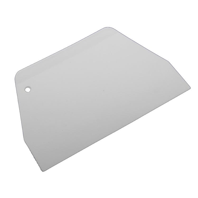 Белый трапециевидный пластиковый скребок-лопатка, большой инструмент для приготовления рисовых блинчиков и выпечки, выгодная упаковка