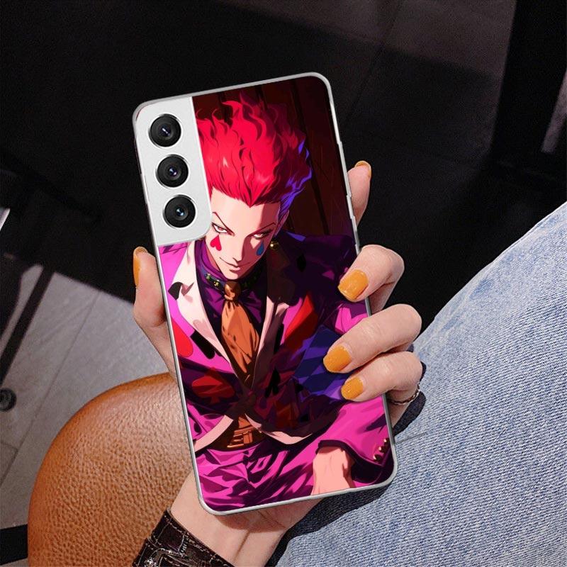 Чехол-бампер Huner X-Hunters Hisoka для Samsung Galaxy S26 S25 Edge S23 S24 Ultra S22 Plus S21 S20 FE Уникальный чехол Мягкий чехол Gala
