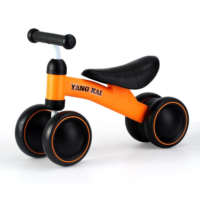 Детский велосипед-балансир, учимся ходить ходунки для малышей, ходунки для мальчиков и девочек, 4 колеса, игрушечный велосипед для езды без педали
