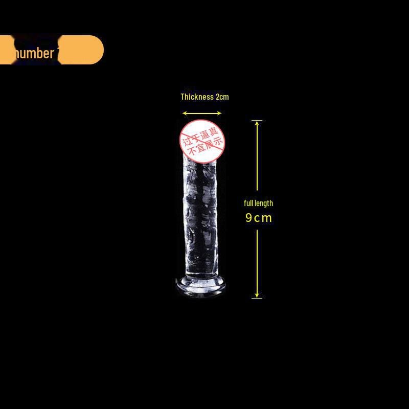 Yongai Прозрачный Кристалл Дилдо - Реалистичная Взрослая Секс Игрушка Для Женщин