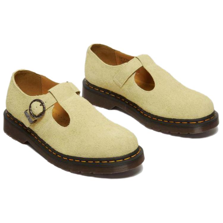 Dr. Martens Т-образная перемычка Замша Мэри Джейн Стирка Деним 31518761
