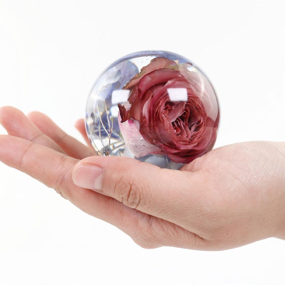 DIY ремесла инструменты для изготовления ювелирных изделий УФ-форма для эпоксидной смолы круглый шар подсвечник силиконовая форма